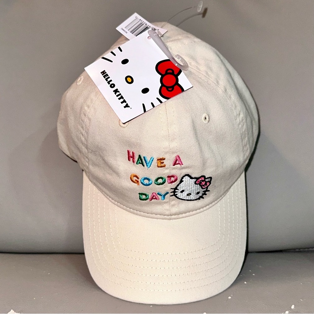 Hello Kitty HAVE A GOOD DAY Baseball Cap Sanrio Hat